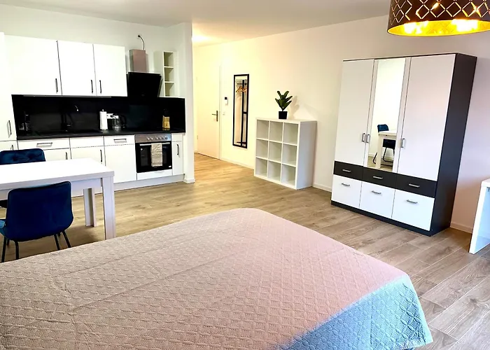 Apartmán Moderne 1-zi Stadtwohnung *
